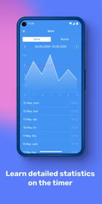 Time management, time tracker android App screenshot 0